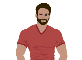 Illustration of a Male Number Two